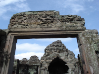 Entranceway at the Bayon temple at Angkor